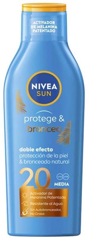 Päevituse hoolduskreem Nivea Protect & Tan SPF20, 200 ml