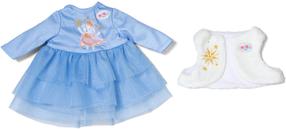 Комплект одежды для куклы Zapf Creation Baby born Winter, синий цв./белый цв.