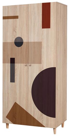 Spinta Kalune Design Lidya 969, ruda sp., 52 cm x 90 cm x 192 cm