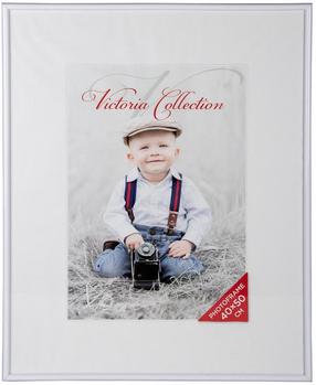 Foto rāmis Victoria Collection Future, 40 cm x 50 cm, balta krās.