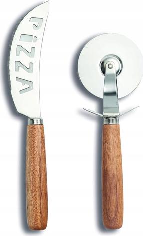 Pitsa lõikur Zeller, roostevaba teras/puit, 2 tk