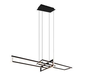 Lampa griesti Trio Salinas, LED, 3000 °K, 1 x 34 W, balta krās./melna krās. / melna krās.