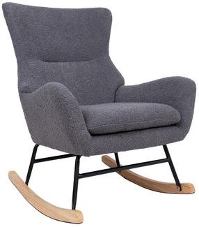 Šūpuļkrēsls Home4you Romy 65427, pelēka krās., 80 cm x 69 cm x 96 cm