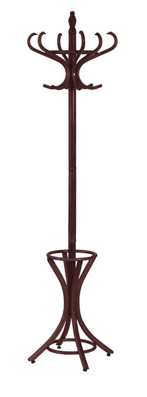 Drabužių kabykla W30, 188 cm, ruda sp.