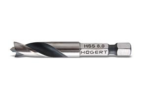 Koka urbis Högert HT6D348, koks, hss, hex 1/4, 8 mm x 6 cm