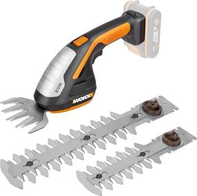 Akumuliatorinės žolės ir krūmų žirklės Worx Power Share WG801E.9, be akumuliatoriaus, 20 V