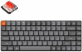 Juhtmevaba arvutiklaviatuur Keychron K3 Max K3M-B1 Low Profile Gateron Mechanical Red, EN, must v.