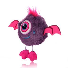 Pliušinis žaislas Bouncibles Solo Eye Noa, rožinė sp./violetinė sp., 8 cm