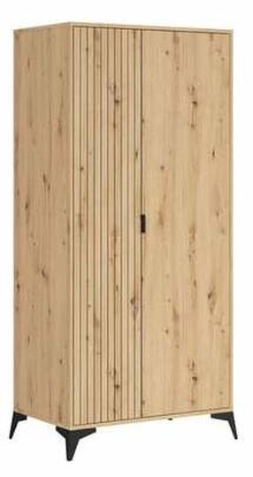 Riidekapp Lamea SZF2D, tamm v., 90 cm x 55 cm x 197 cm