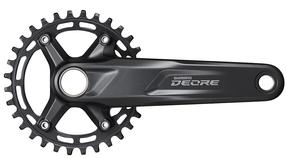 Priekinis žvaigždžių blokas Shimano Deore FC-M5100-1 175mm 1x10/11-speed EFCM51001EXA2, plienas, juoda sp.