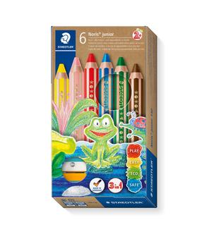 Цветные карандаши Staedtler Buddy 3in1, 6 шт.