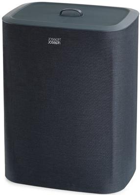 Veļas kaste Joseph Joseph Tota Laundry Separation Basket, 90 l, melna krās., 56 cm x 39.5 cm x 71 cm