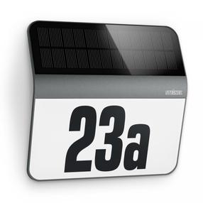 Уличный настенный светильник Steinel, 0.03Вт, LED, IP44, aнтрацит цв., 24.2 см x 5.1 см