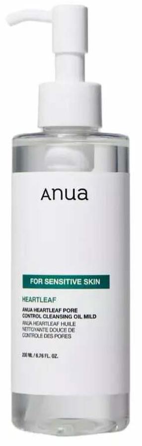 Valomasis veido aliejus Anua Heartleaf For Sensitive Skin, 200 ml