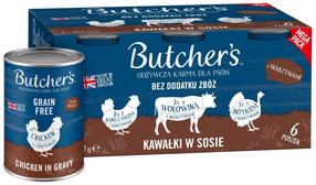 Šlapias šunų maistas Butchers Original Mix, 0,4 kg x 6 vnt.