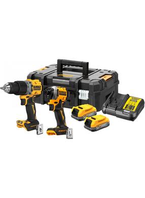Akumuliatorinių įrankių rinkinys Dewalt DCK2050E2T-QW, 18 V