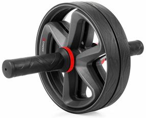 Pilvo preso treniruoklis - ratukas Gymstick Pro Exercise Wheel, 29 cm, juoda sp.