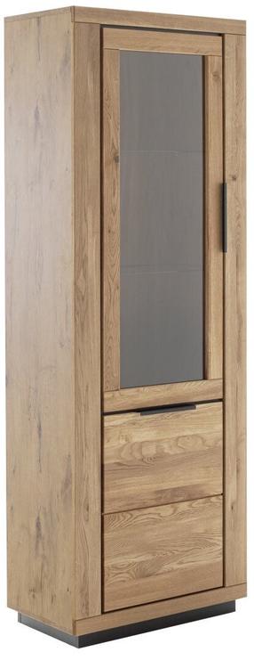 Vitrina MCakcent Greno, ąžuolo sp., 72 cm x 40 cm x 200 cm