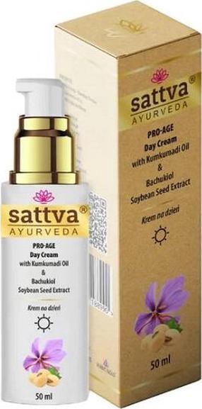 Dieninis veido kremas Sattva Ayurveda Pro-Age, 50 ml