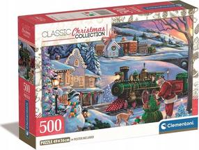 Пазл Clementoni Christmas Collection, 36 см x 49 см, 500 шт., многоцветный