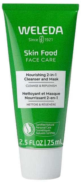 Puhastav näopalsam Weleda Skin Food Nourishing 2-in-1 Cleanser & Mask, 75 ml