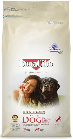 Сухой корм для собак BonaCibo High Energy Adult, курица, 15 кг