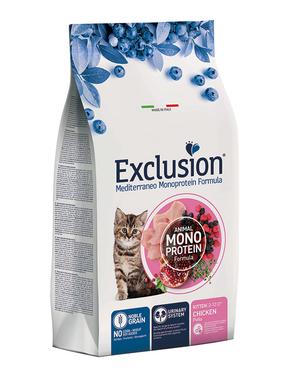 Sausas kačių maistas Exclusion Mediterraneo, vištiena, 0.3 kg