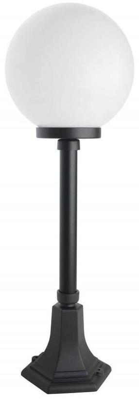 Pastatomas lauko šviestuvas Su-Ma Kule Classic, 60W, E27, IP43, juoda sp., 25 cm x 73 cm