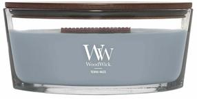 Žvakė, aromatinė WoodWick Ellipse Terra Haze, 50 h, 453 g, Žydra