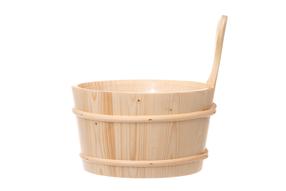 Saunakibu 4Living, puit, 4 l, 25 x 25 cm, kuuse v.