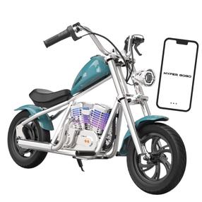 Bērnu elektriskais motocikls Hyper Gogo C12 App, zila krās.