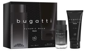 Dovanų komplektas vyrams Bugatti Dynamic Move Black, 2 vnt.