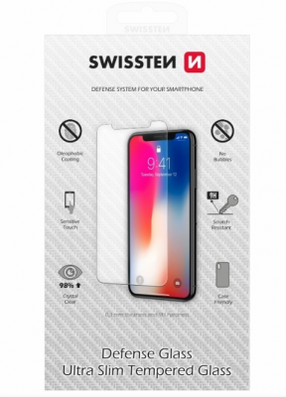 Tālruņa ekrāna aizsargstikls Swissten Ultra Slim Xiaomi Redmi Note 12, 9H, 6.67 "