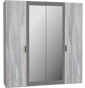 Spinta Forte Leonard LNRS945S-M172, pilka sp., 54.2 cm x 200.3 cm x 210.5 cm, su veidrodžiu
