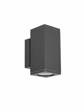Sieninis lauko šviestuvas Su-Ma Adela Midi, 35W, GU10, IP54, tamsiai pilka sp., 8.7 cm x 19 cm