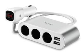 Автомобильное зарядное устройство Hoco Z13, USB, 55 см, белый цв.