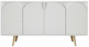 Konsolinis staliukas Kalune Design Venezia 150, balta sp., 45 cm x 150 cm x 80 cm