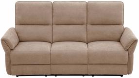 Sofa-reklaineris Home4you Damika 14213, šviesiai ruda sp., 92 x 200 cm x 103 cm