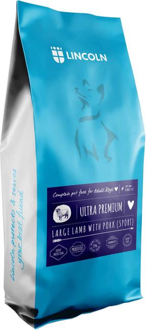 Kuiv koeratoit Lincoln Ultra Premium, lambaliha/sealiha, 12 kg