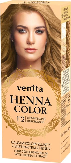 Plaukų dažai Venita Henna Color, dark blonde, 112, 75 ml