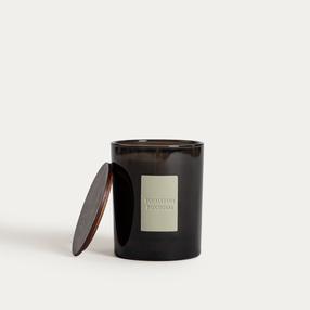 Žvakė, aromatinė Homla Urban leather eucalyptus patchouli, 30 h, 200 g, juoda sp.