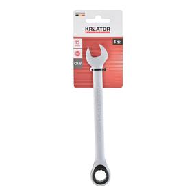 Комбинированный ключ Kreator KRTH30508, 207 мм, 15 мм