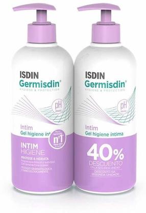 Intymios higienos prausiklis, rinkinys Isdin Germisdin Intim, 500 ml, 2 vnt.