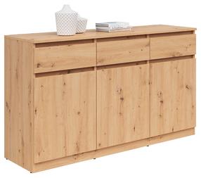 Komoda Saturn, artisan oak sp., 81 cm x 42 cm x 135 cm