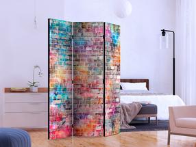 Fototapetas Artgeist Colourful Brick Paraventtc1166, 172 cm x 135 cm