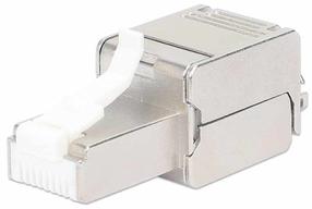 Jungtis Intellinet RJ45 Plug Cat6a, 41 x 15 mm, sidabro sp.