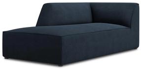 Sofa Micadoni Home Ruby Structured Fabric Chaise Longue, tamsiai mėlyna sp., kairinė, 181 x 93 cm x 69 cm