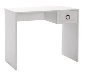 Rašomasis stalas su stalčiais Kalune Design CMS-1301-BB-1, 90 cm x 51 cm, 75 cm, balta sp.