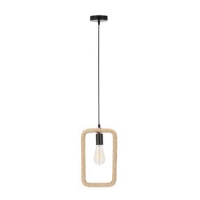 Светильник навесной Candellux Lighting Ostor, E27, 1 x 40 Вт, песок цв. / черный цв., 19 x 31 см