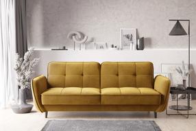 Sofa Bellis Loco 45, geltona sp., 90 x 220 cm x 83 cm